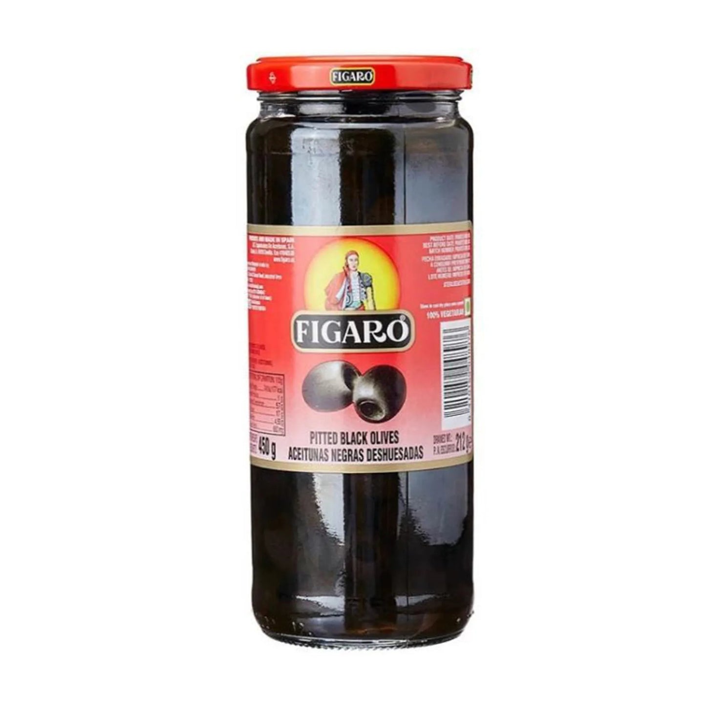 Figaro Pitted Black Olives 212 gr