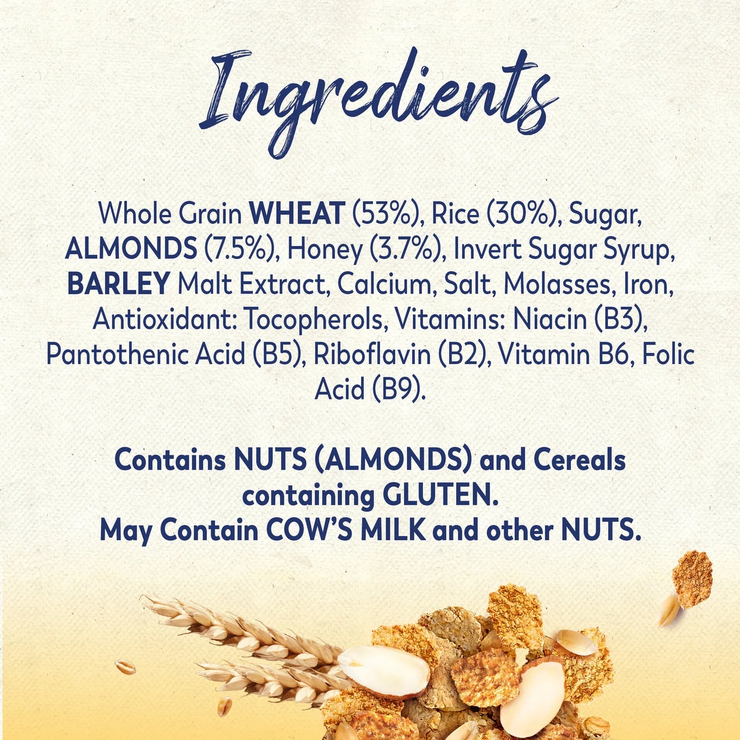 Fitness Wholegrain Cereal with Oats, Honey & Almonds 355 gr