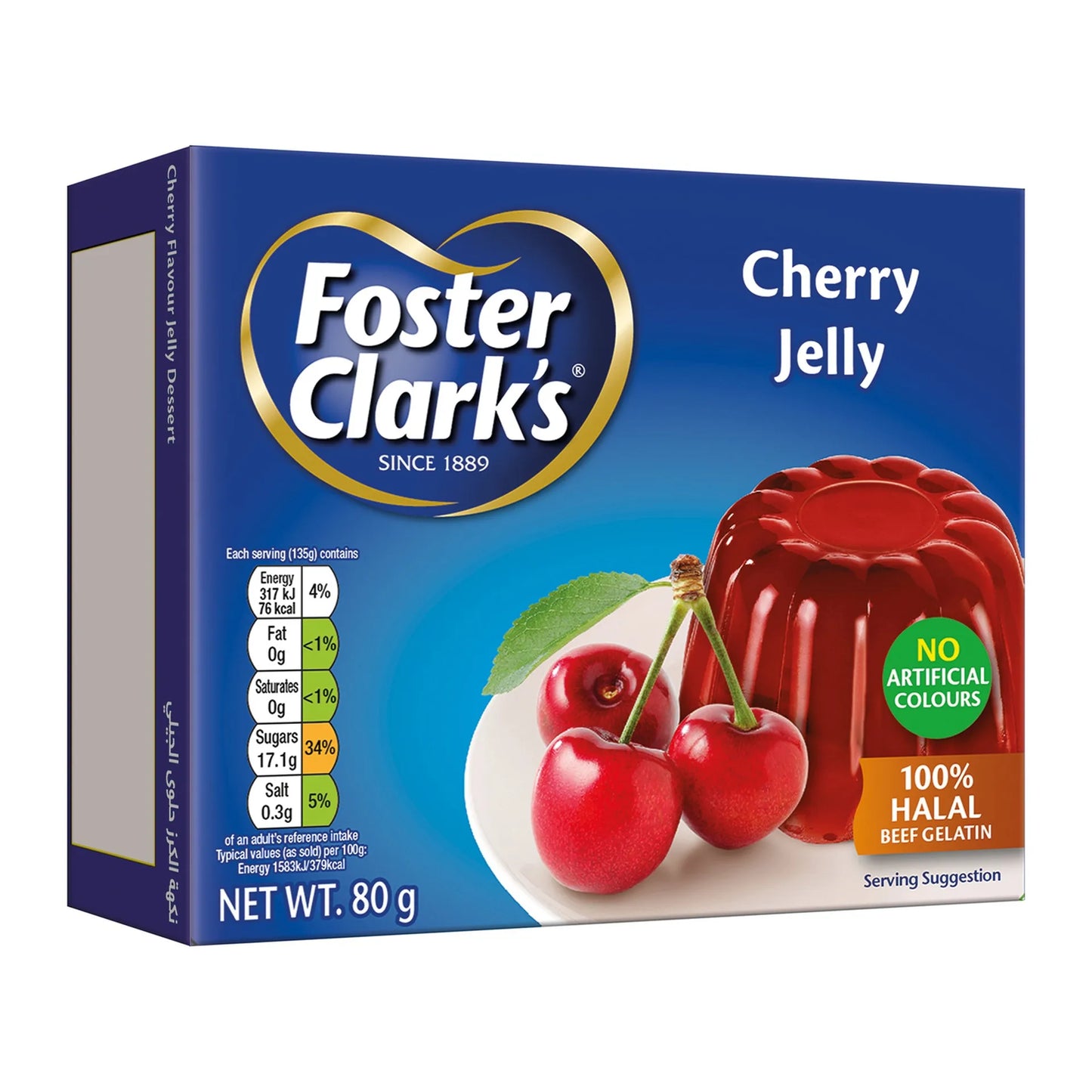 Foster Clark's Jelly Dessert Mix Cherry Flavor 80 gr