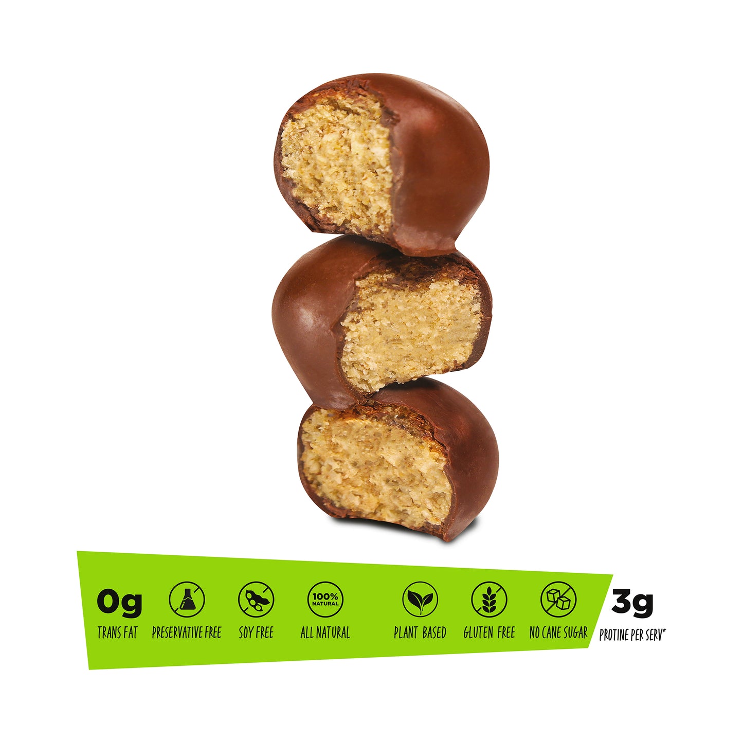 Freakin' Healthy Caramel Crunch Energy Balls (3 pcs) 60g
