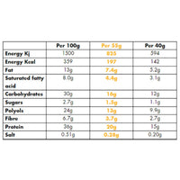 Fulfil Vitamin & Protein Bar Chocolate Brownie 20g low sugar 55g