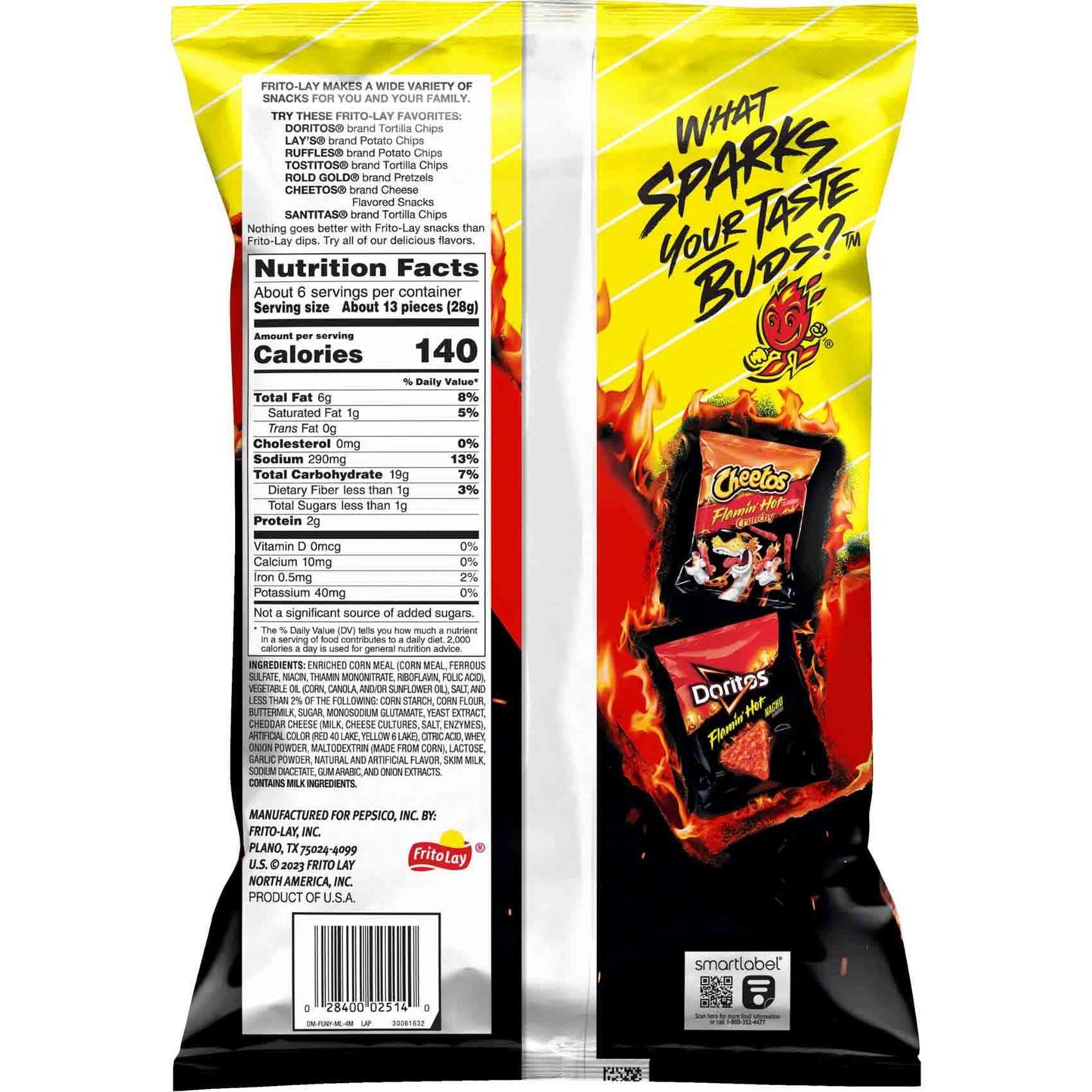 Funyuns Flamin' Hot Onion Flavoured Rings, 163g