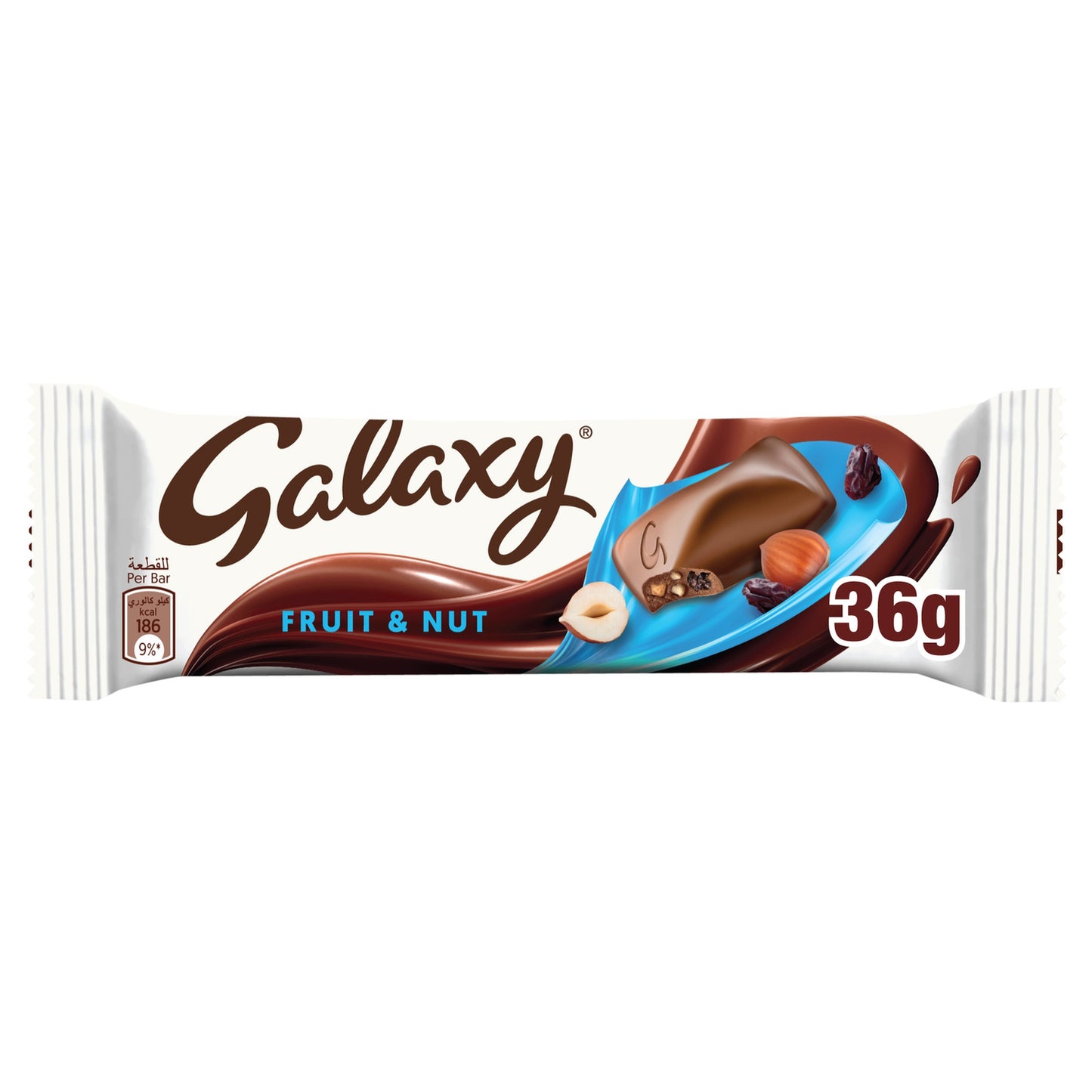 Galaxy Chocolate Bar with Fruit & Nuts 36 gr