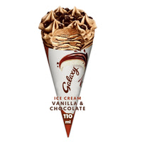 Galaxy Vanilla & Chocolate Ice Cream Cone 110ml