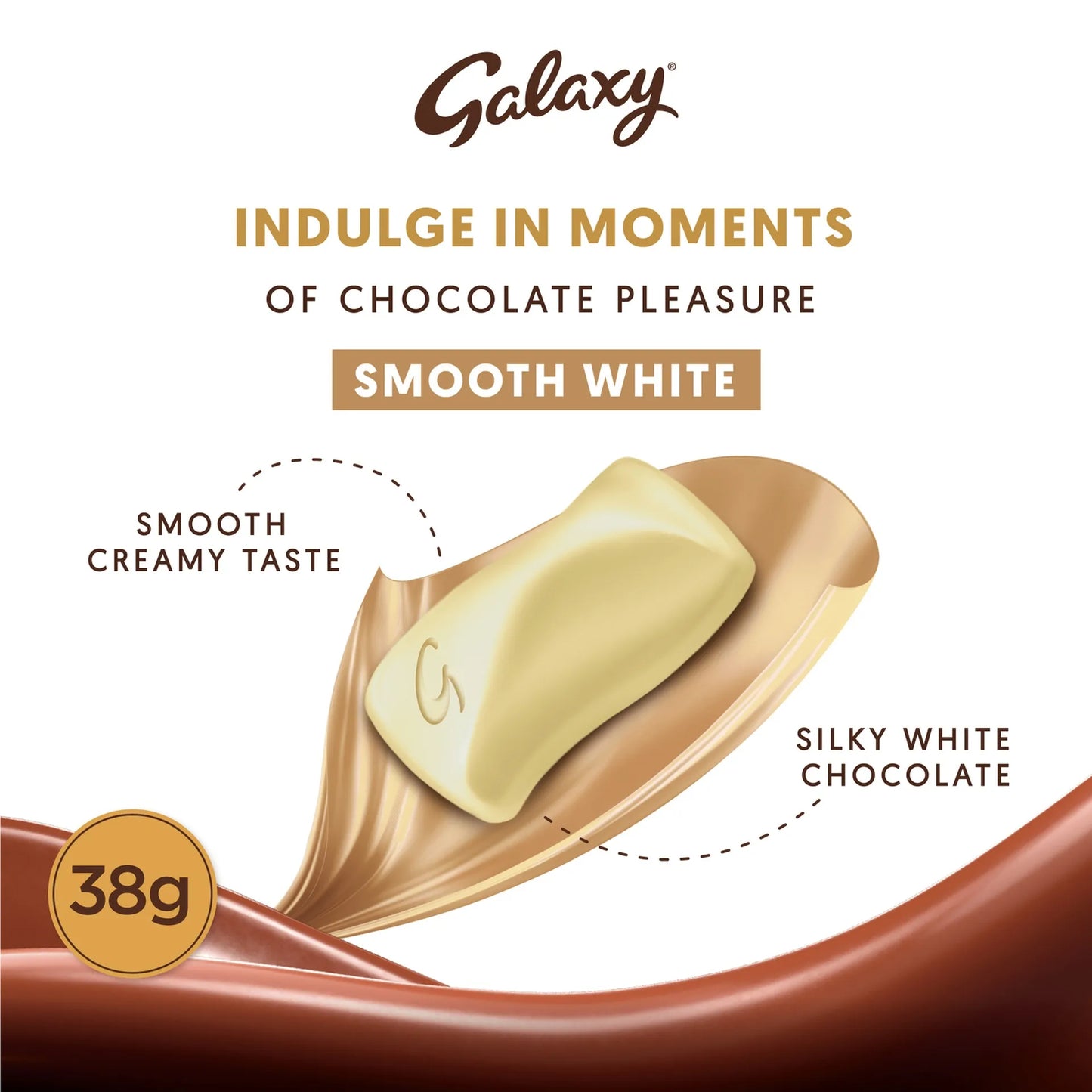 Galaxy White Chocolate Bar 38 gr