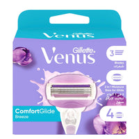 Gillette Venus Comfort Glide Breeze 3 Blade Razor with 2 nos