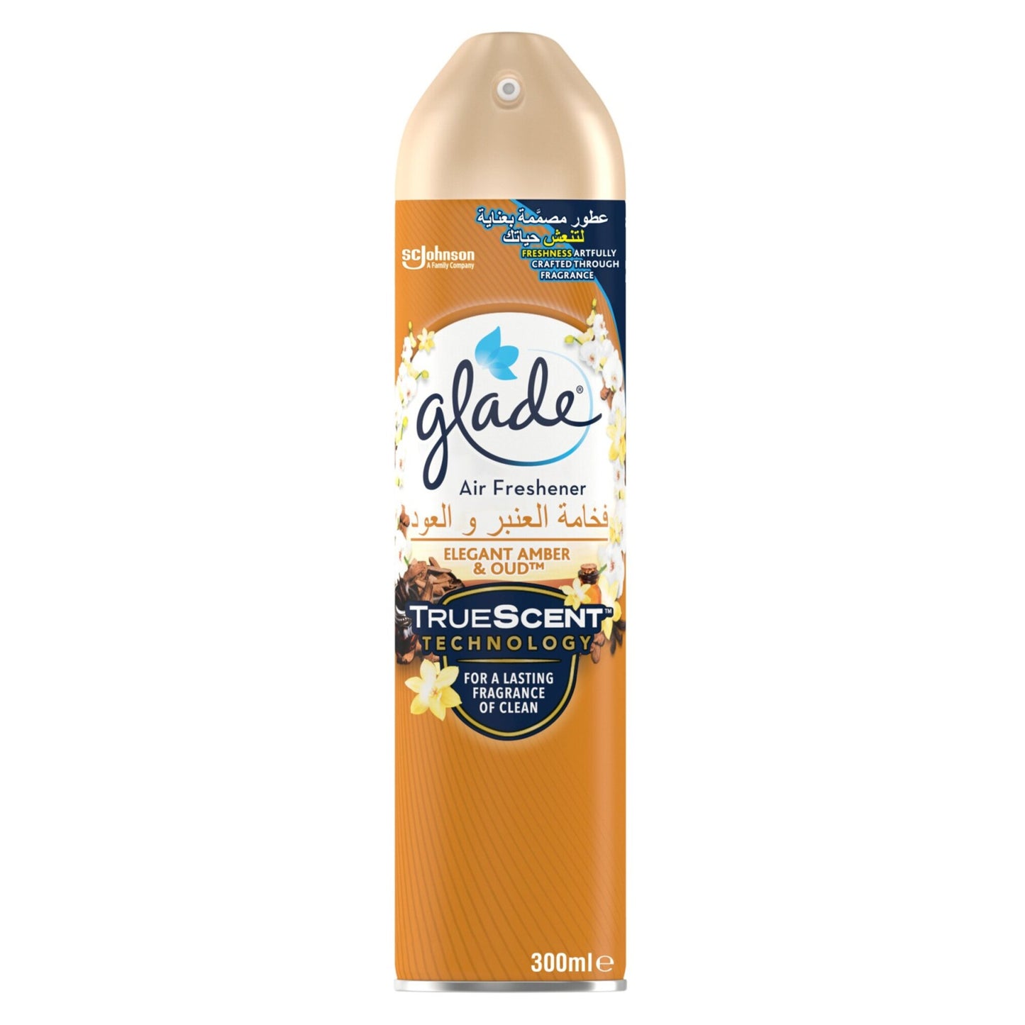 Glade Air Freshener, Elegant Amber & Oud, 300ml