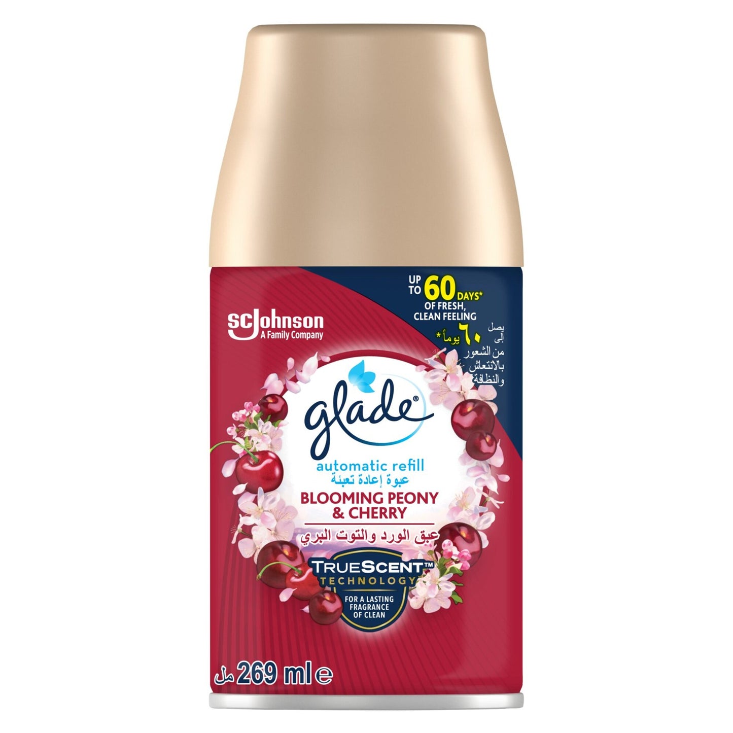 Glade Automatic Spray Refill Blooming Peony & Cherry Air Freshener 269ml