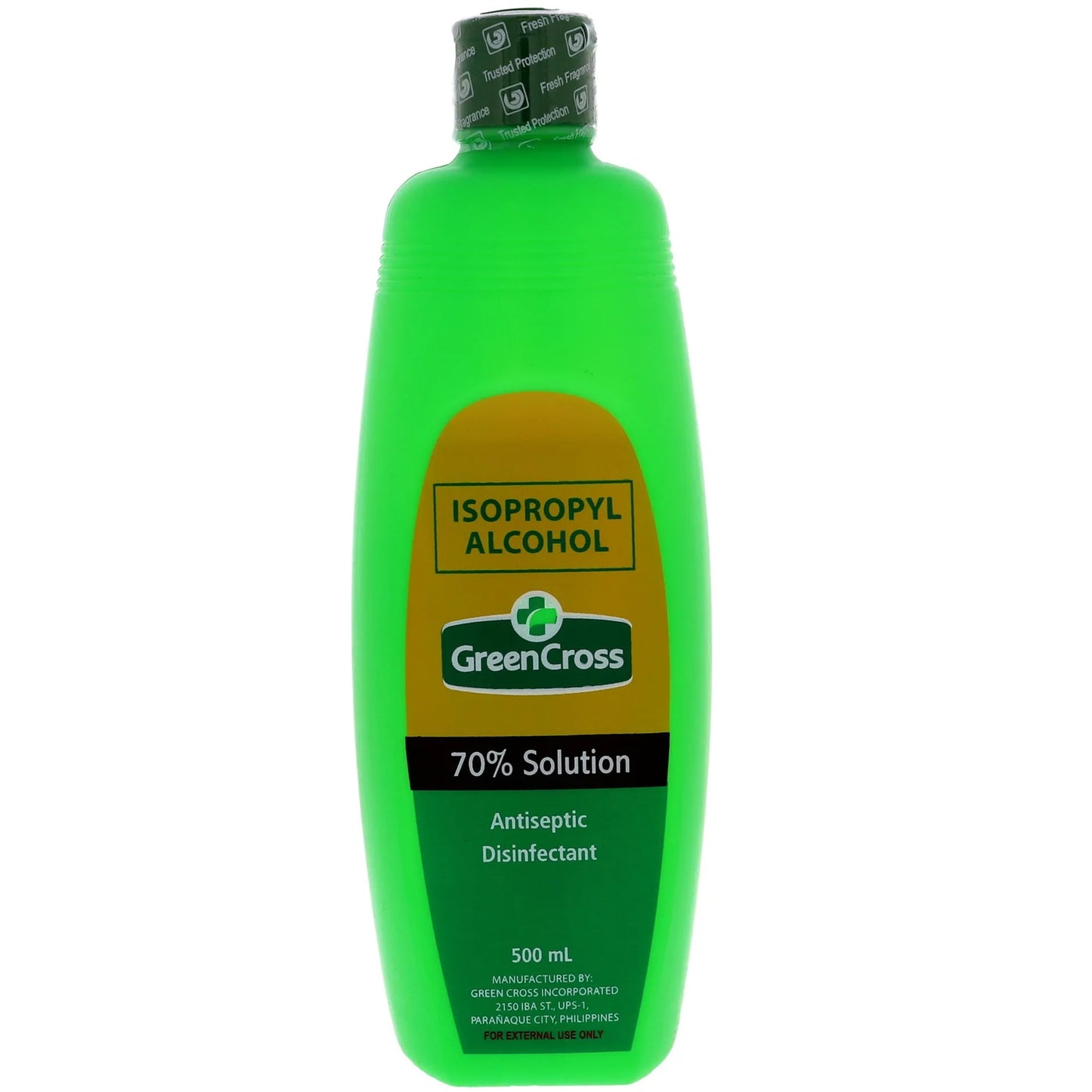 Green Cross 70% Isopropyl Antiseptic Disinfecting Alcohol Solution 500 ml