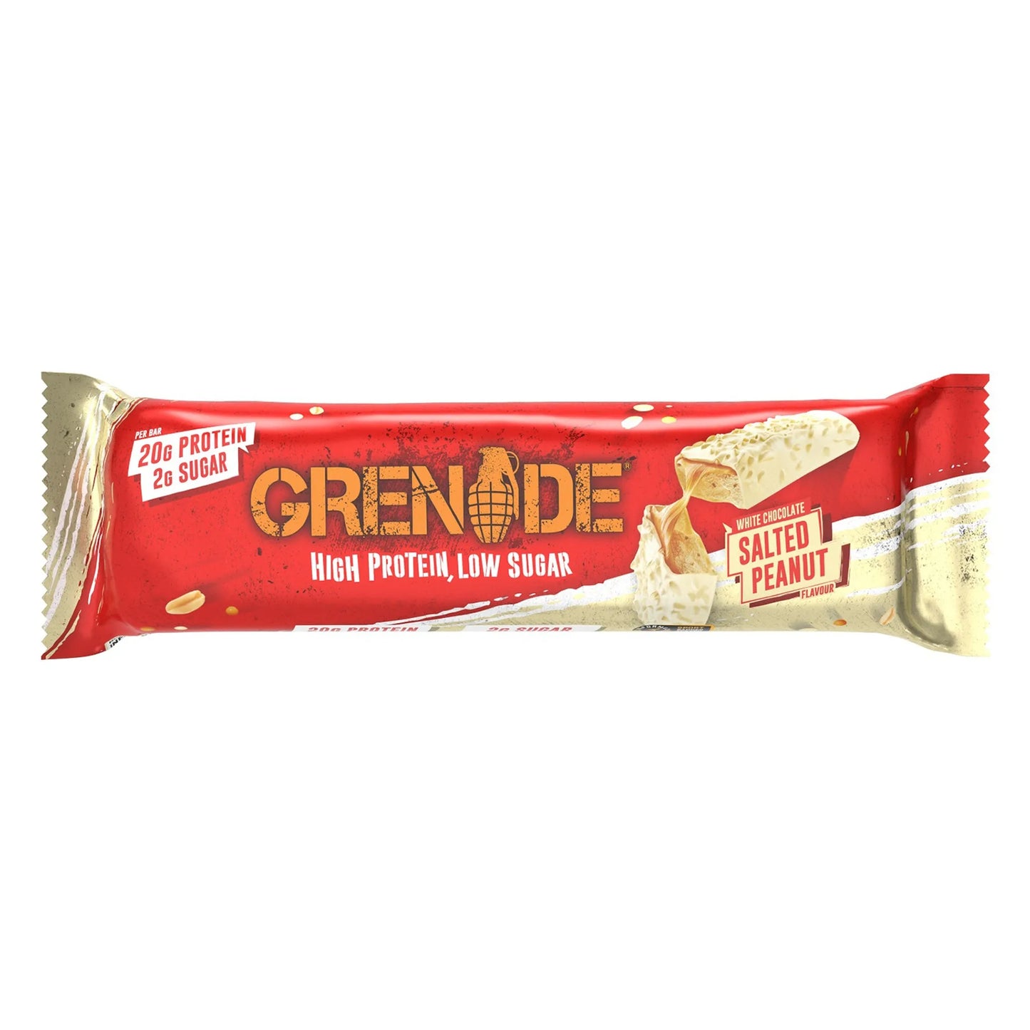 Grenade Carb Killa 20g White Chocolate Protein Bar Salted Peanut 60 gr
