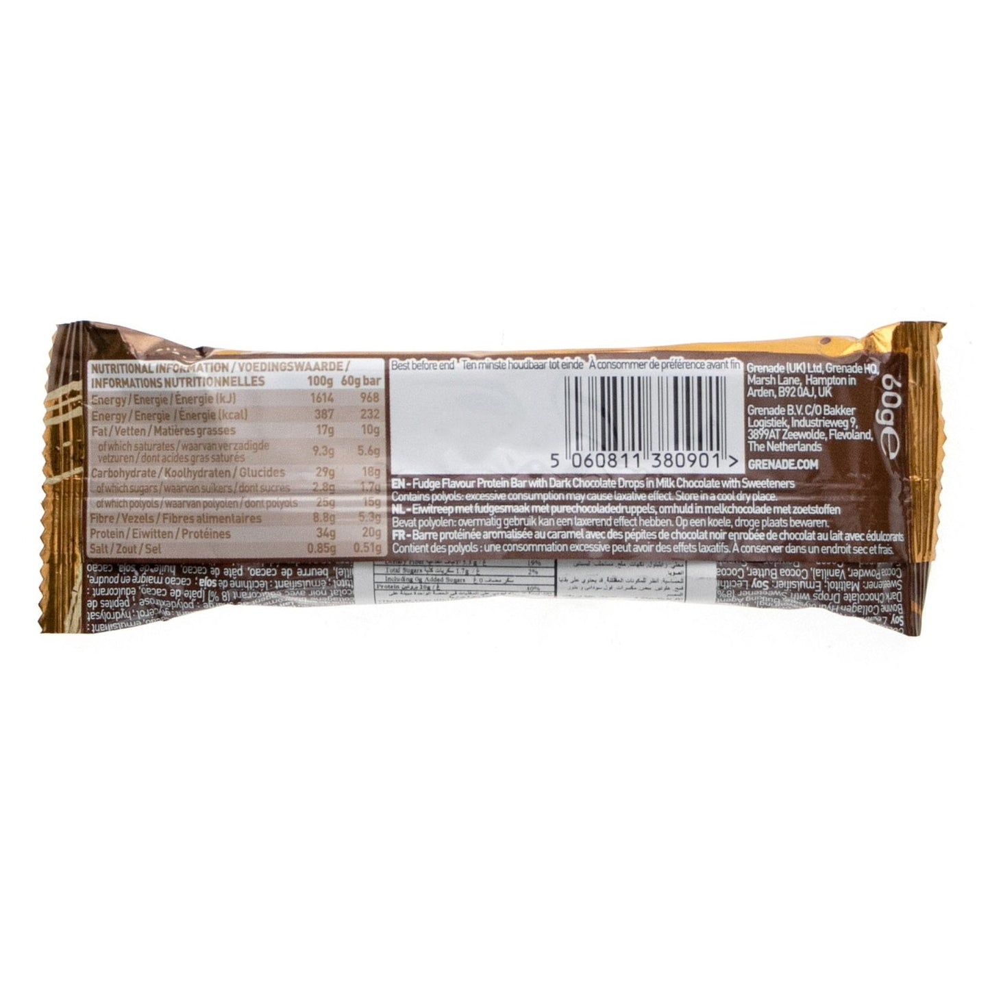 Grenade Carb Killa Protein Bar Fudged up 60g