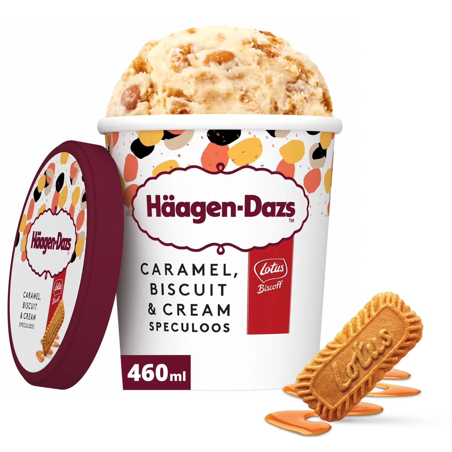 Haagen Dazs Caramel Ice Cream with Biscuit Pieces 460 ml
