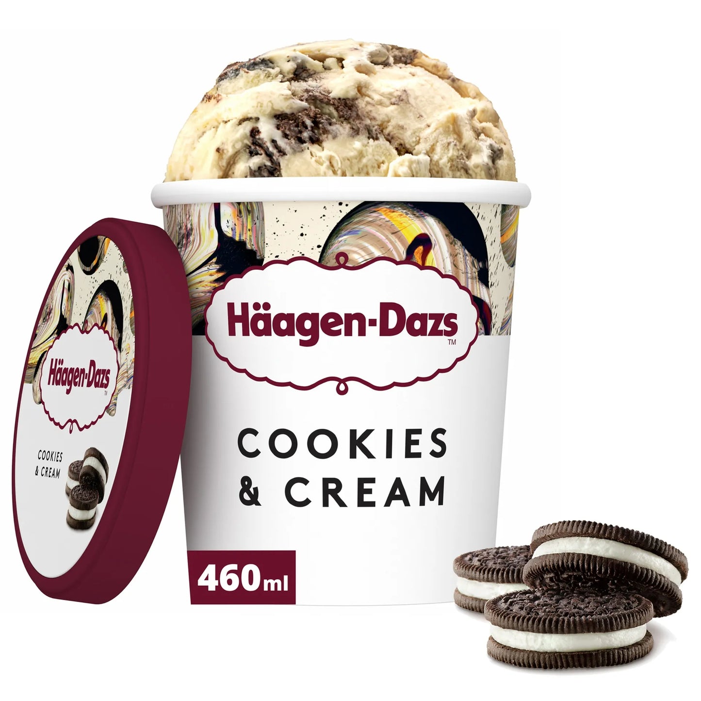 Haagen Dazs Cookies and Cream Ice Cream 460 ml