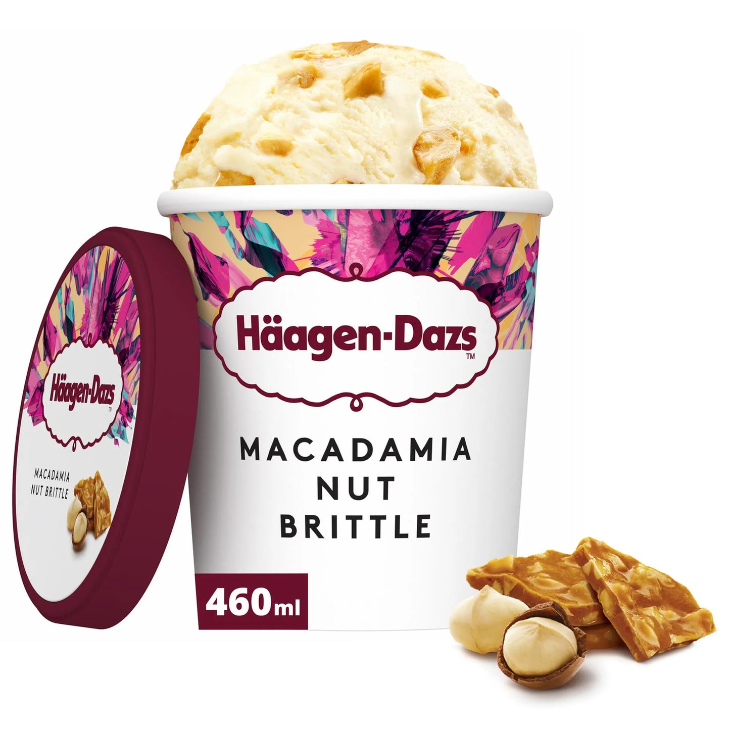Haagen Dazs Macadamia Nut Brittle Ice Cream 460 ml