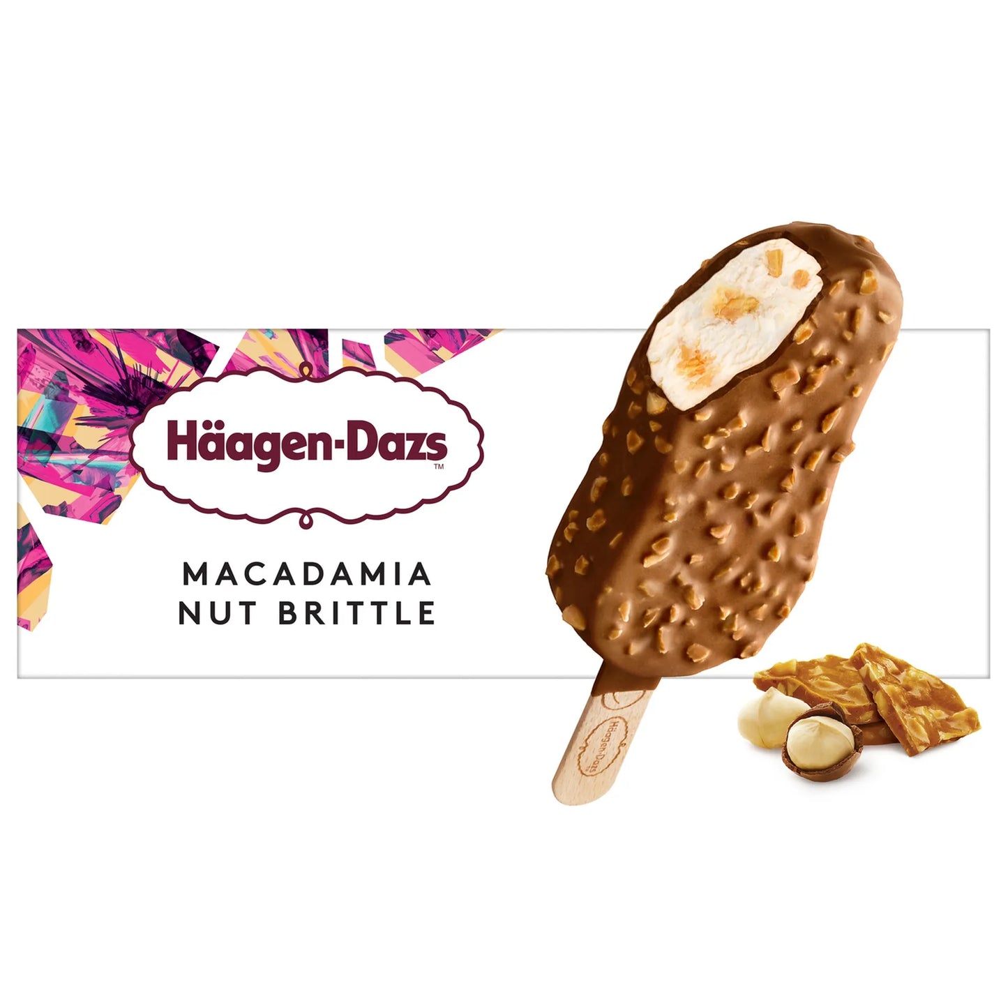 Haagen Dazs Macadamia Nut Brittle Ice Cream Stick 80 ml