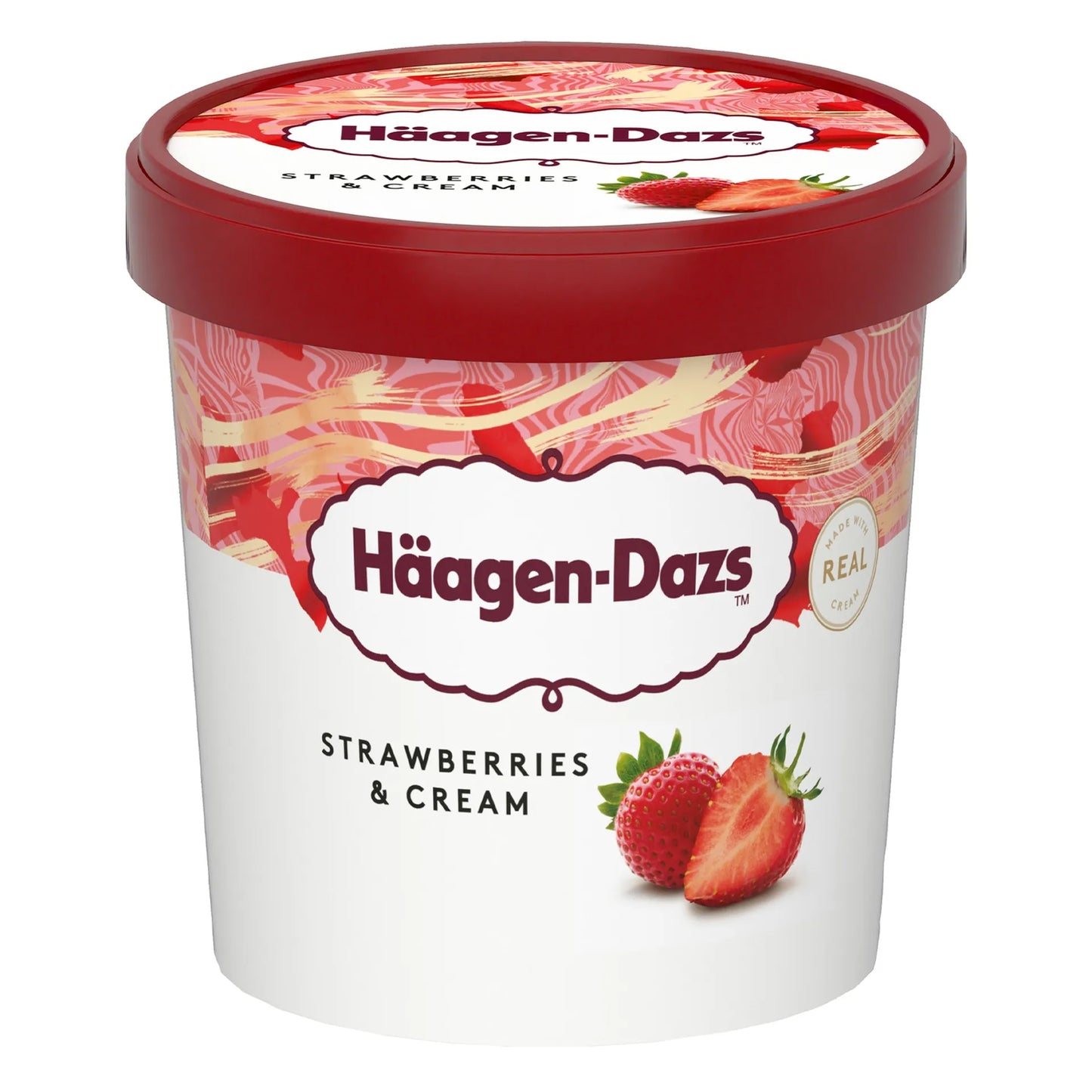Haagen Dazs Strawberry and Cream Ice Cream 460 ml