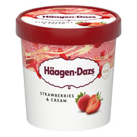 Haagen Dazs Strawberry and Cream Ice Cream 460 ml