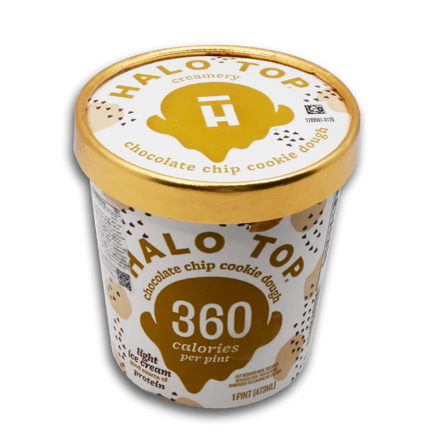 Halo Top Chocolate Chip Cookie Dough Ice Cream 473 ml