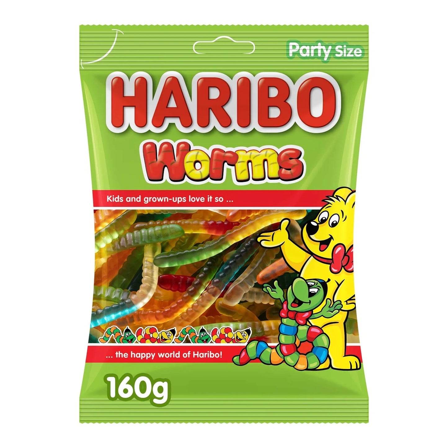 Haribo Worms Gummies 160 gr