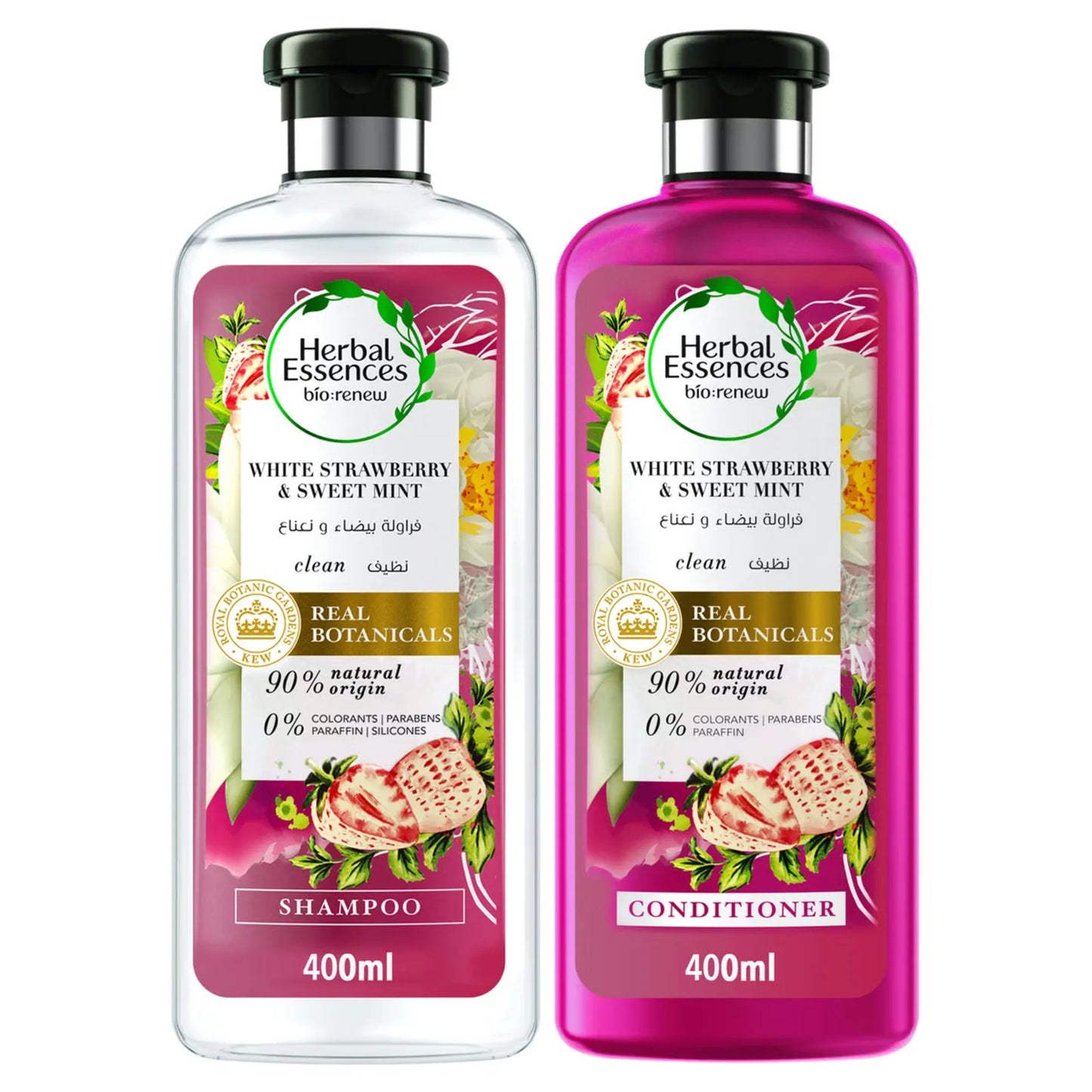 Herbal Essence White Strawberry Sweet Mint Shampoo 400ml and Conditioner 400ml