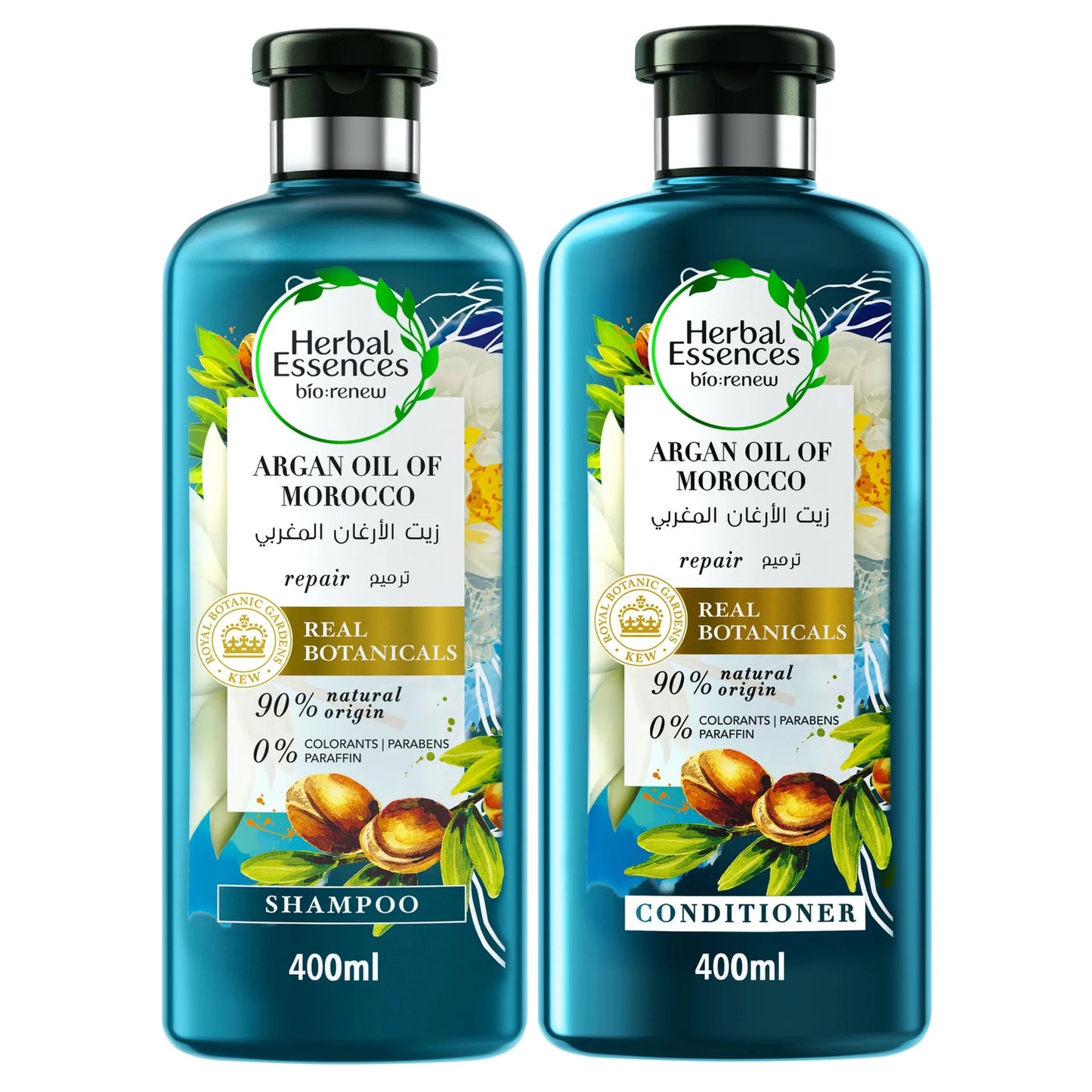 Herbal Essences Bio Renew Argan Oil of Morocco Shampoo 400ml and Conditioner 400ml