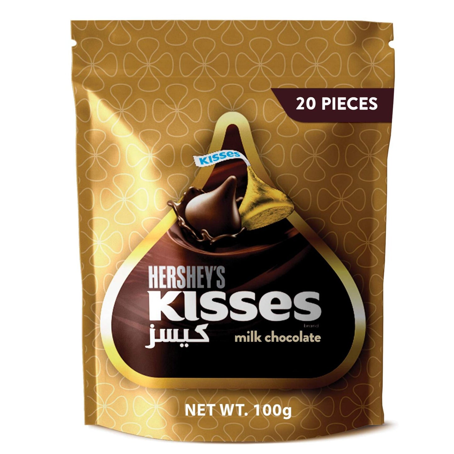 Hershey's Kisses Milk Chocolates (20 Pieces) 100 gr