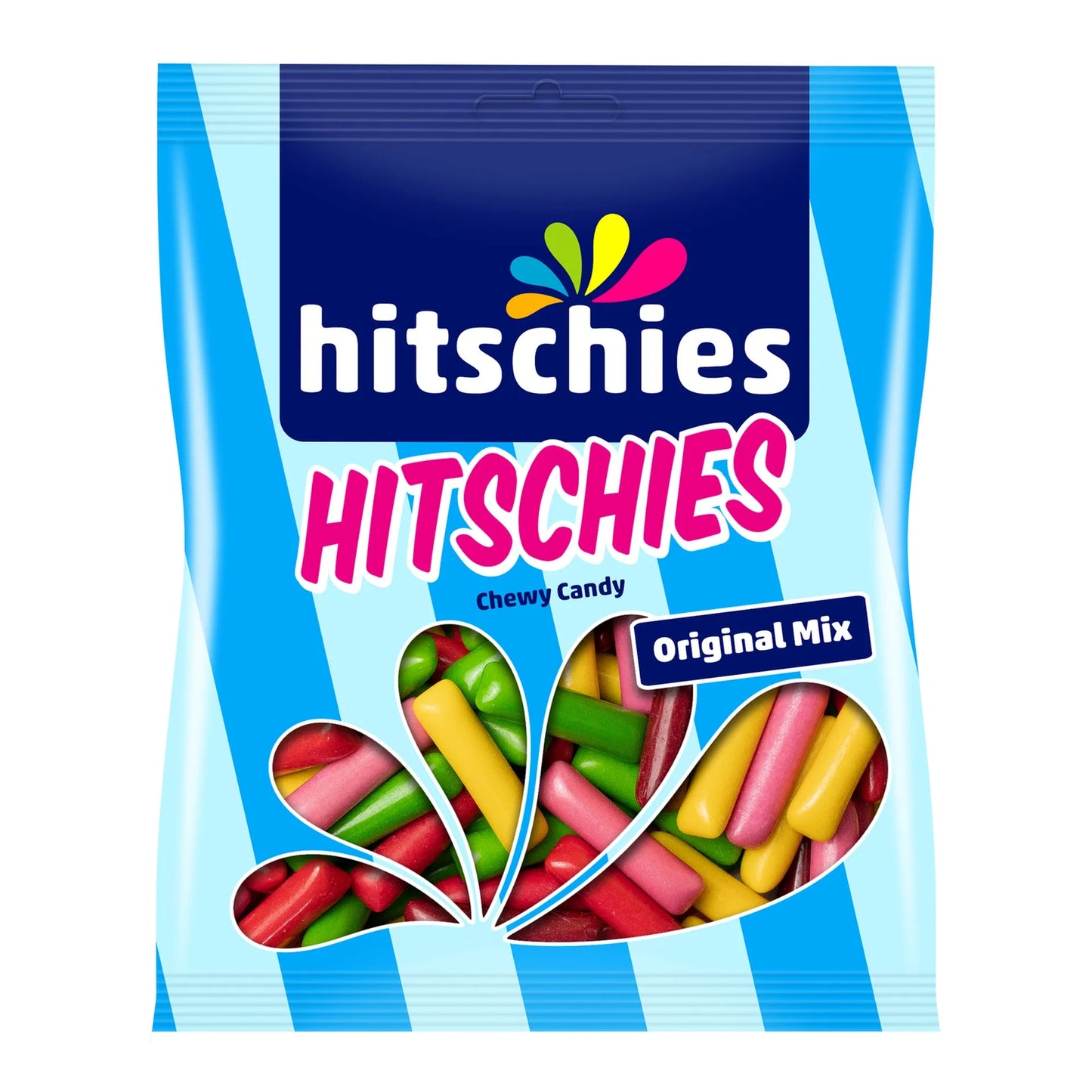 Hitschies Original Mix Sugar-Coated Chewy Candies Fruit Flavor 125 gr