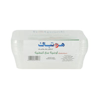 Hotpack 500ml Microwaveable Plastic Containers with Lid 5 per pack