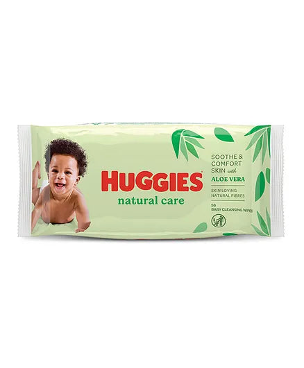 Huggies Natural Care Baby Wipes 56 wipes