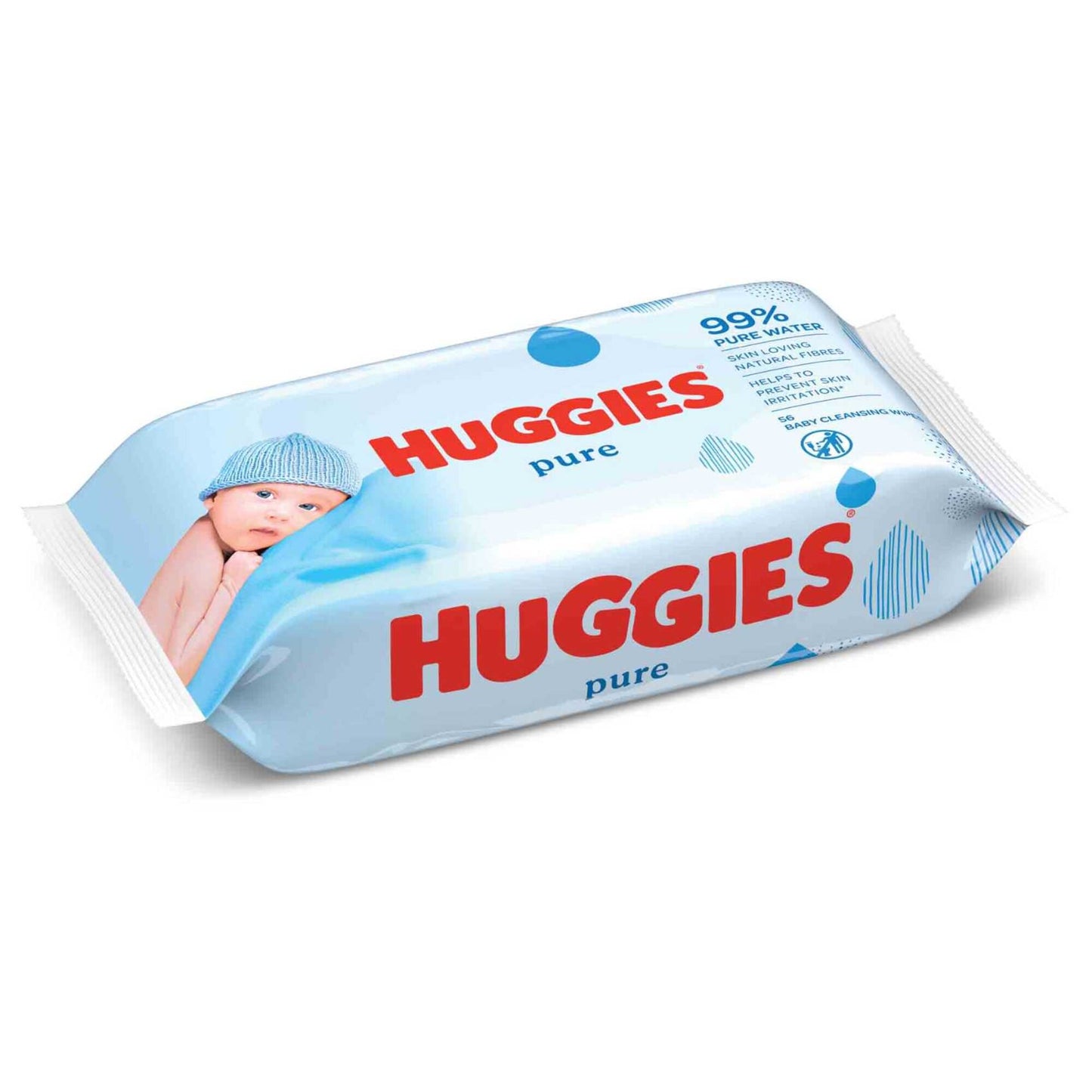 Huggies Pure Baby Wipes 56 wipes