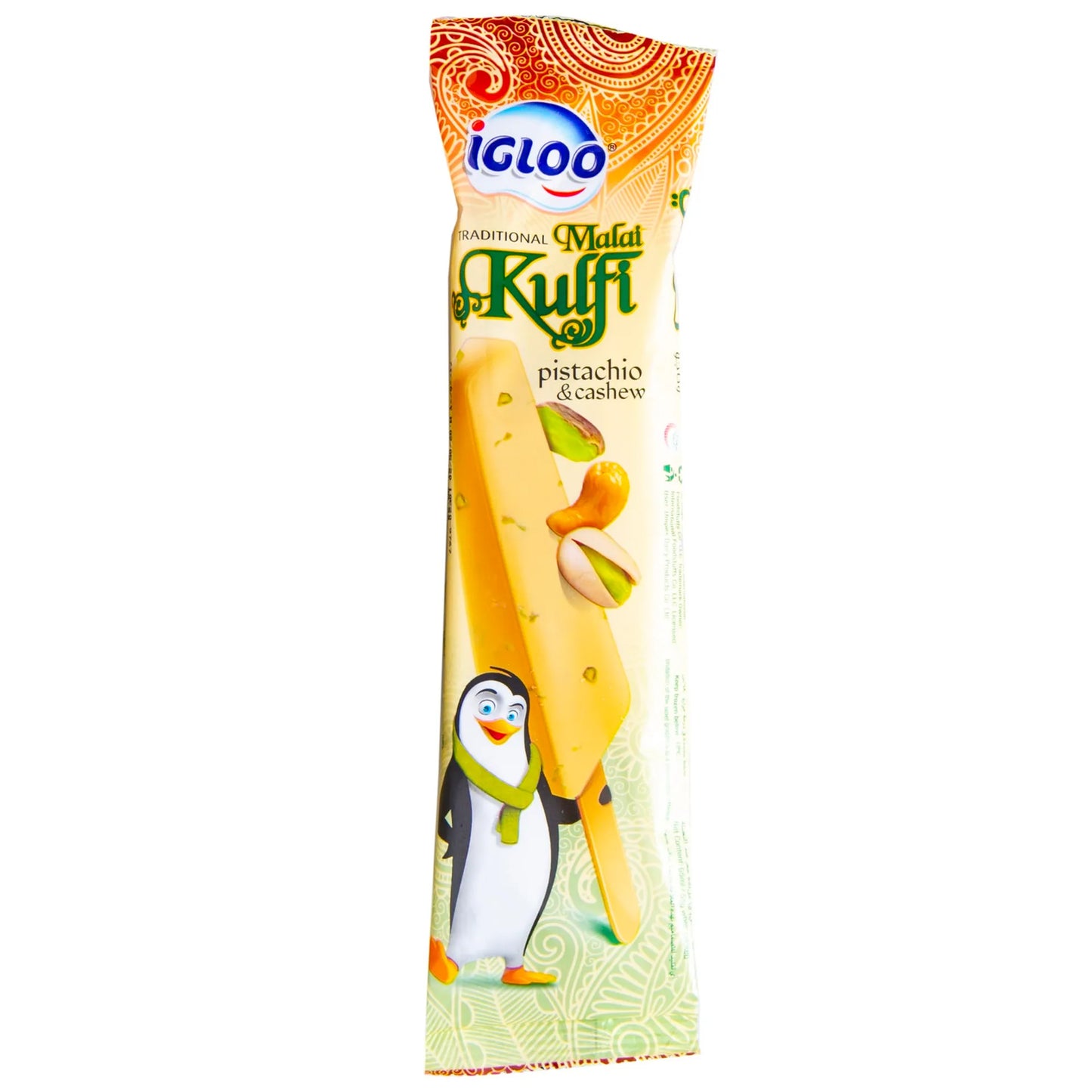 Igloo Malai Kulfi Ice Cream Stick with Pistachio and Cashew 65 ml