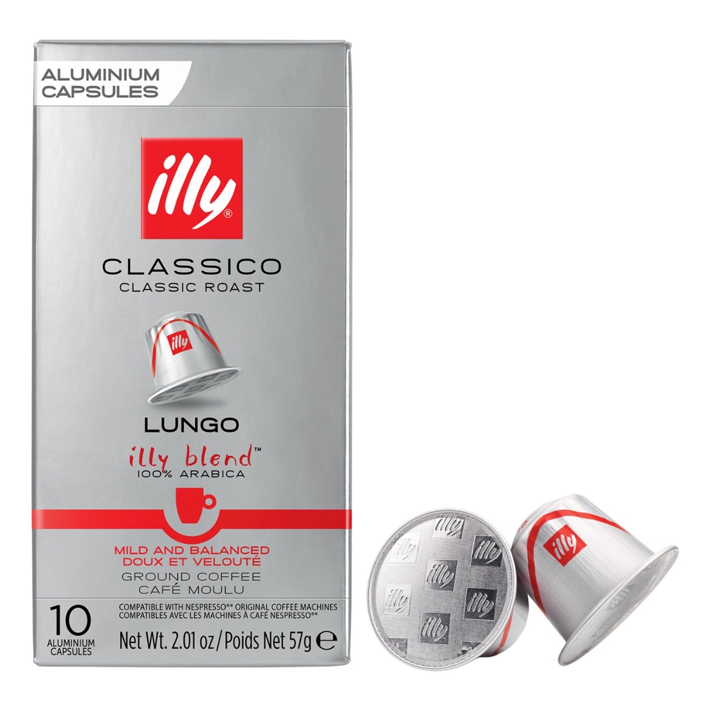 Illy Classico Arabica Espresso Lungo Coffee Capsules 10 coffee capsules