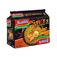 Indomie Instant Fried Gourmet Noodles Spicy Curry 5 x 90 gr
