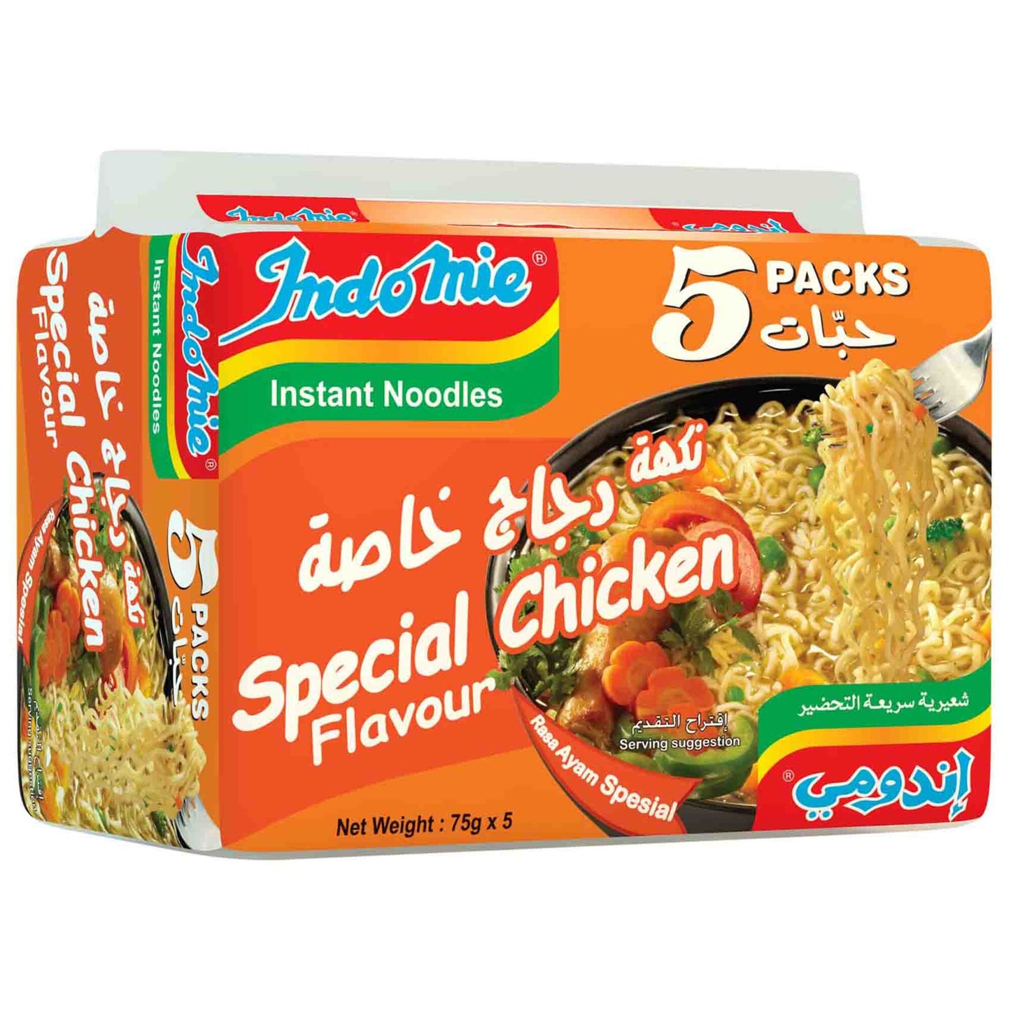 Indomie Instant Noodles Special Chicken Flavor 5 x 75g