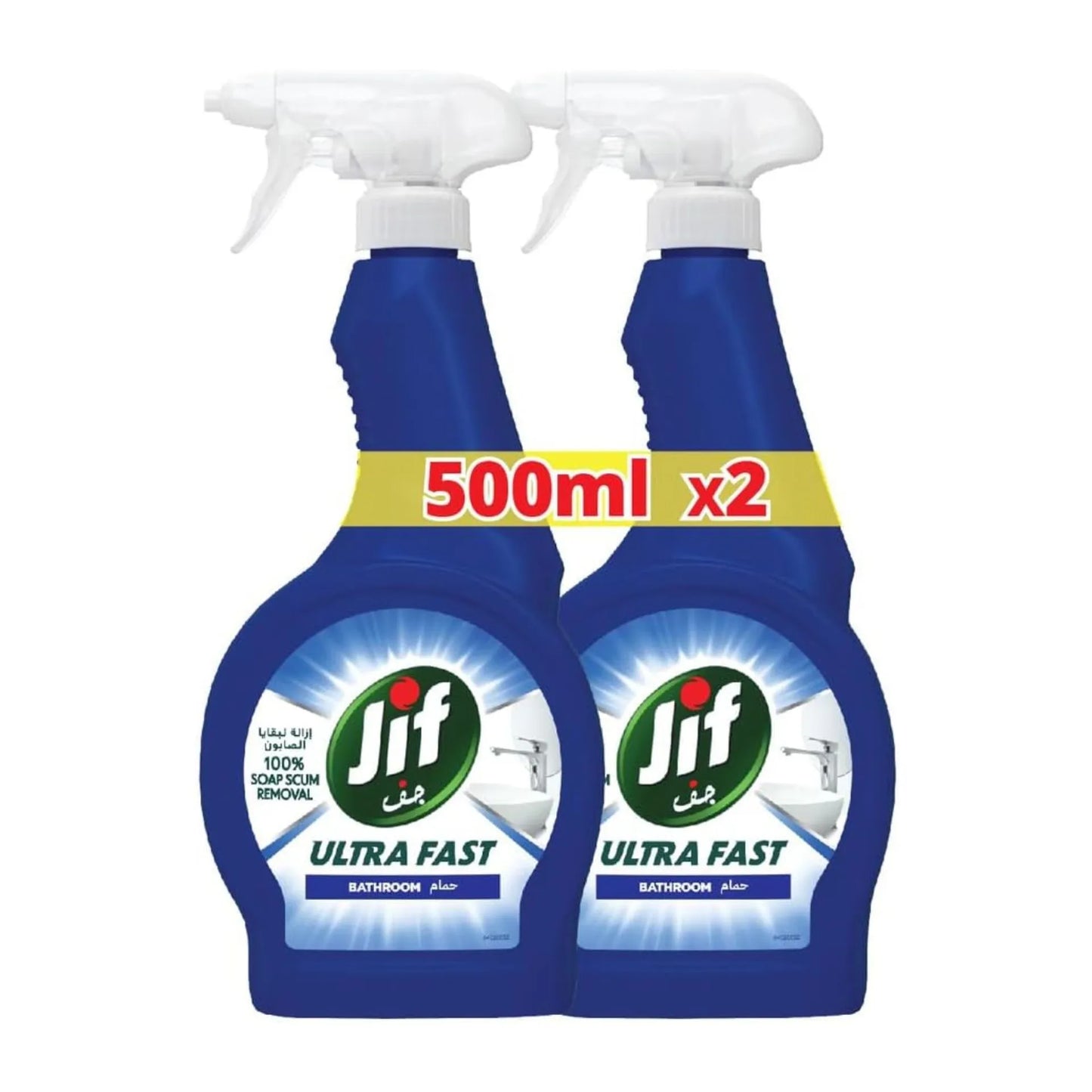 Jif Spray Ultra Fast Bathroom 2x500ml