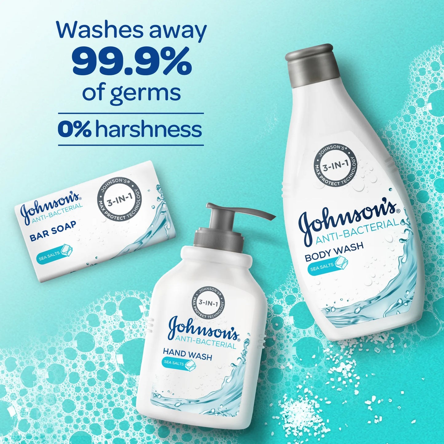 Johnson Bodywash Sea Salt 400ml