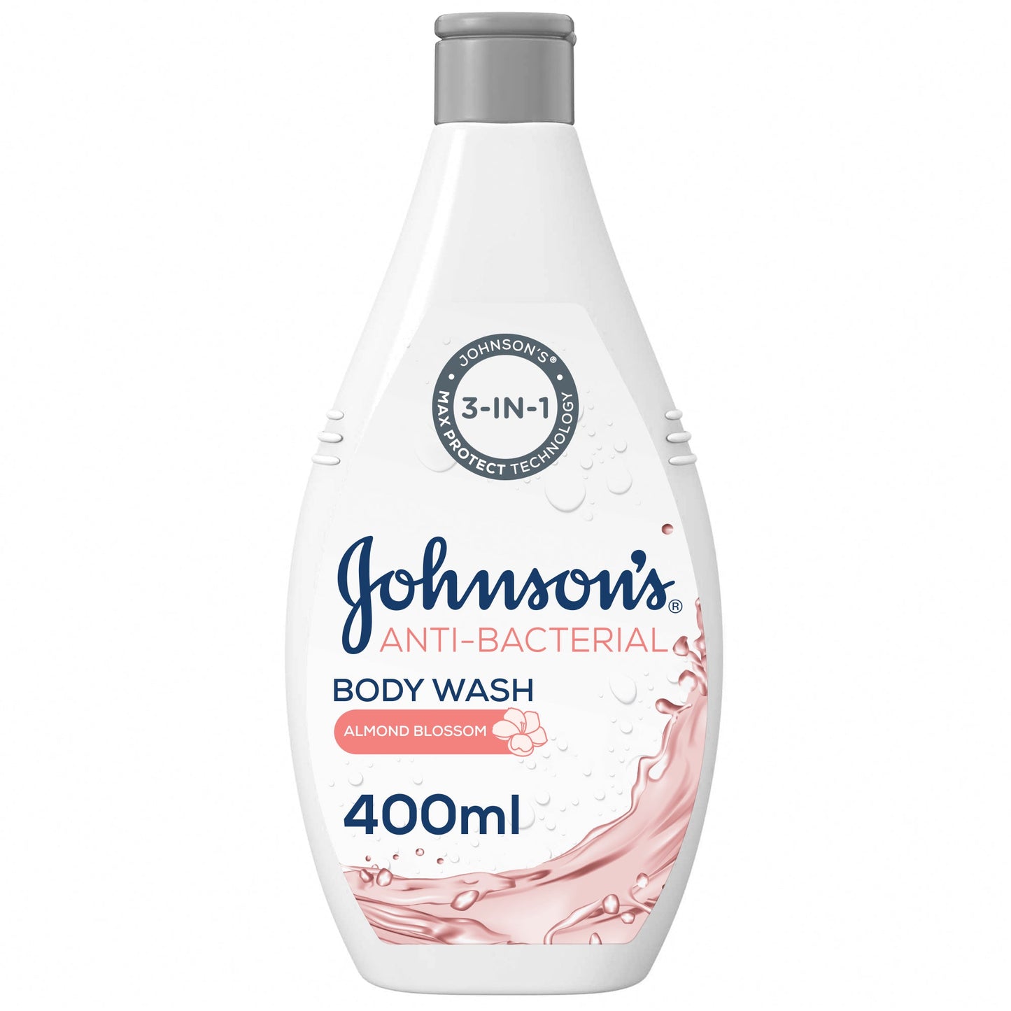 Johnson Bodywash Anti Bacterial Almond Blossom 400 ml