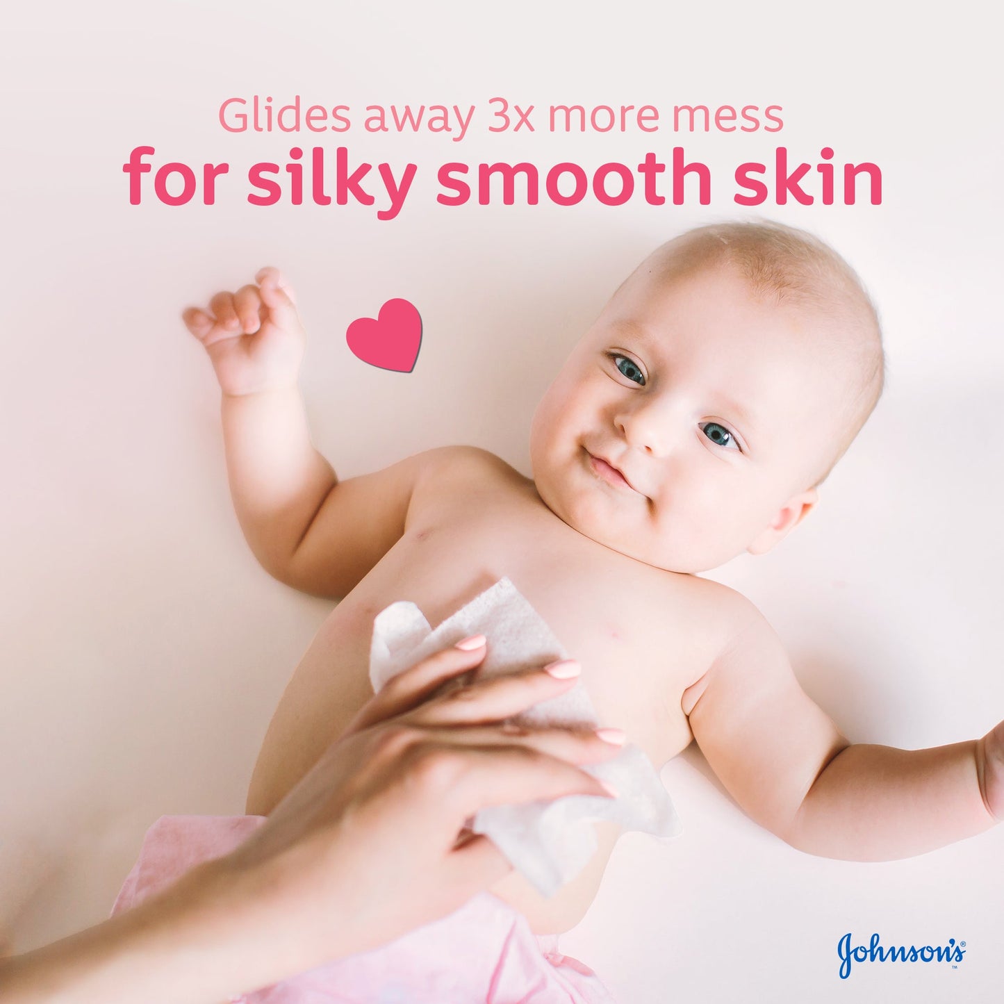 Johnson Gentle All Over Wipes 72s 2+1 Free