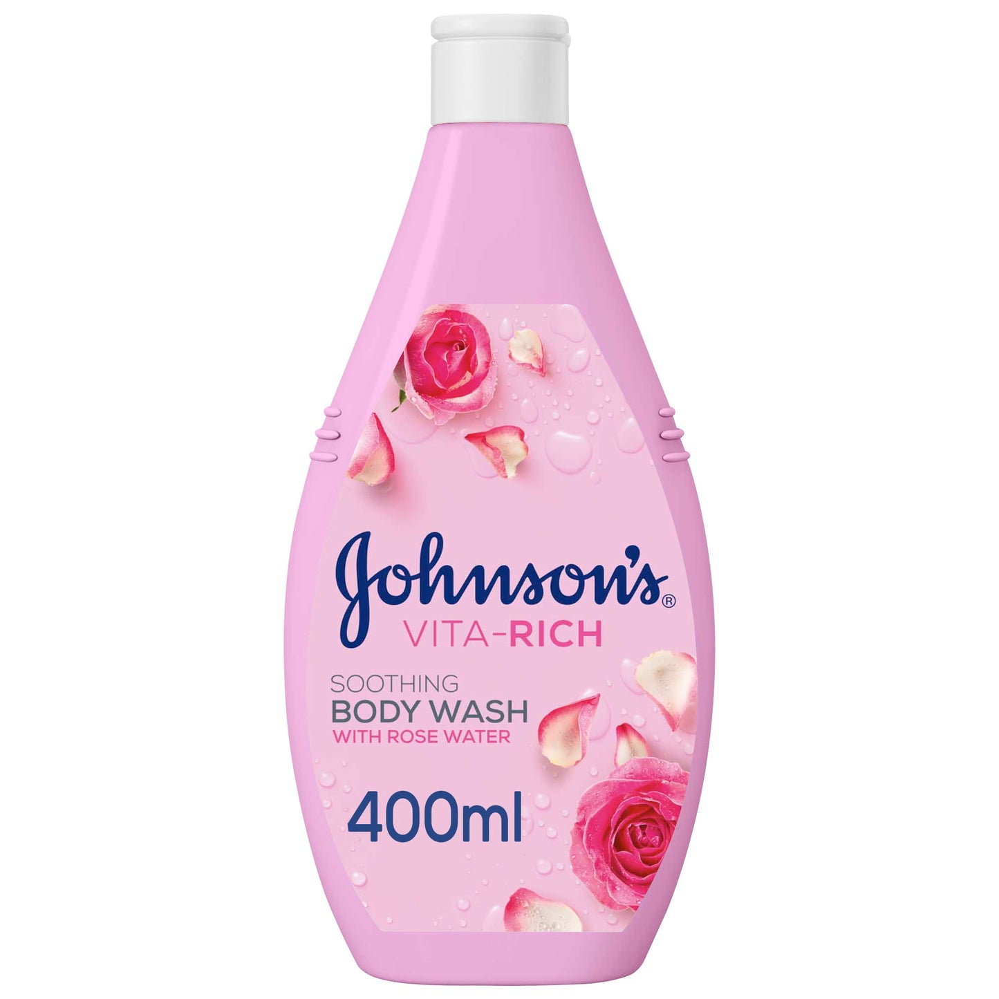 Johnson Vita-Rich Soothing Body Wash with Rose Water 400 ml
