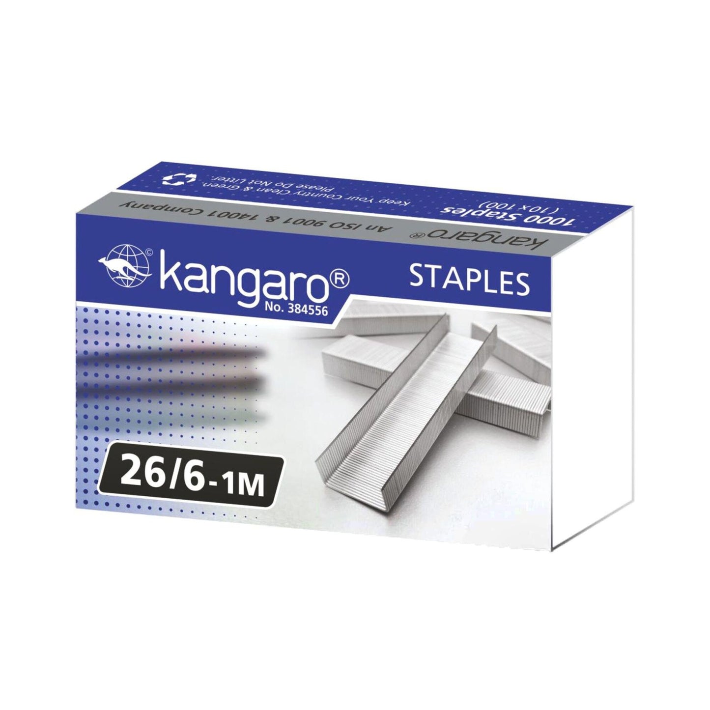 Kangaro Stapler Pins 26/6-1M 1000 per pack