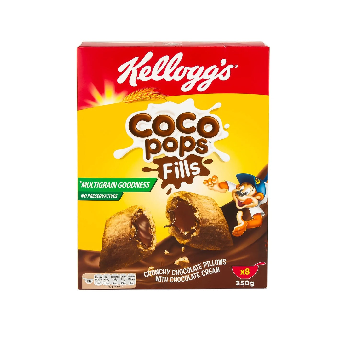 Kellogg's Coco Pops Fills Wheat Cereal Filled with Cocoa 350 gr