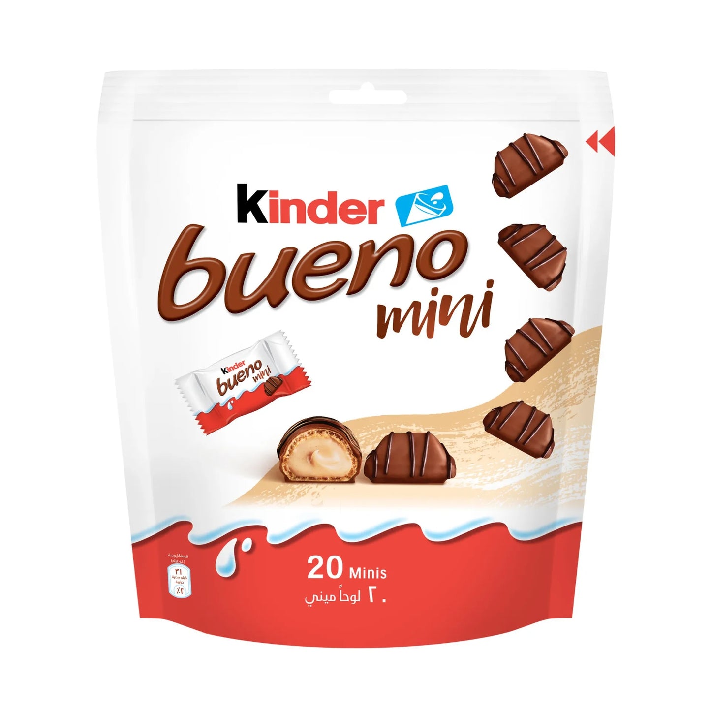 Kinder Bueno Mini Milk Chocolate Bites Filled with Hazelnut 108 gr