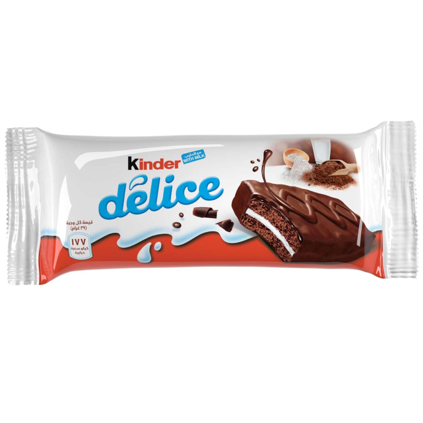 Kinder Delice Chocolate Sponge Cake Bar 39 gr