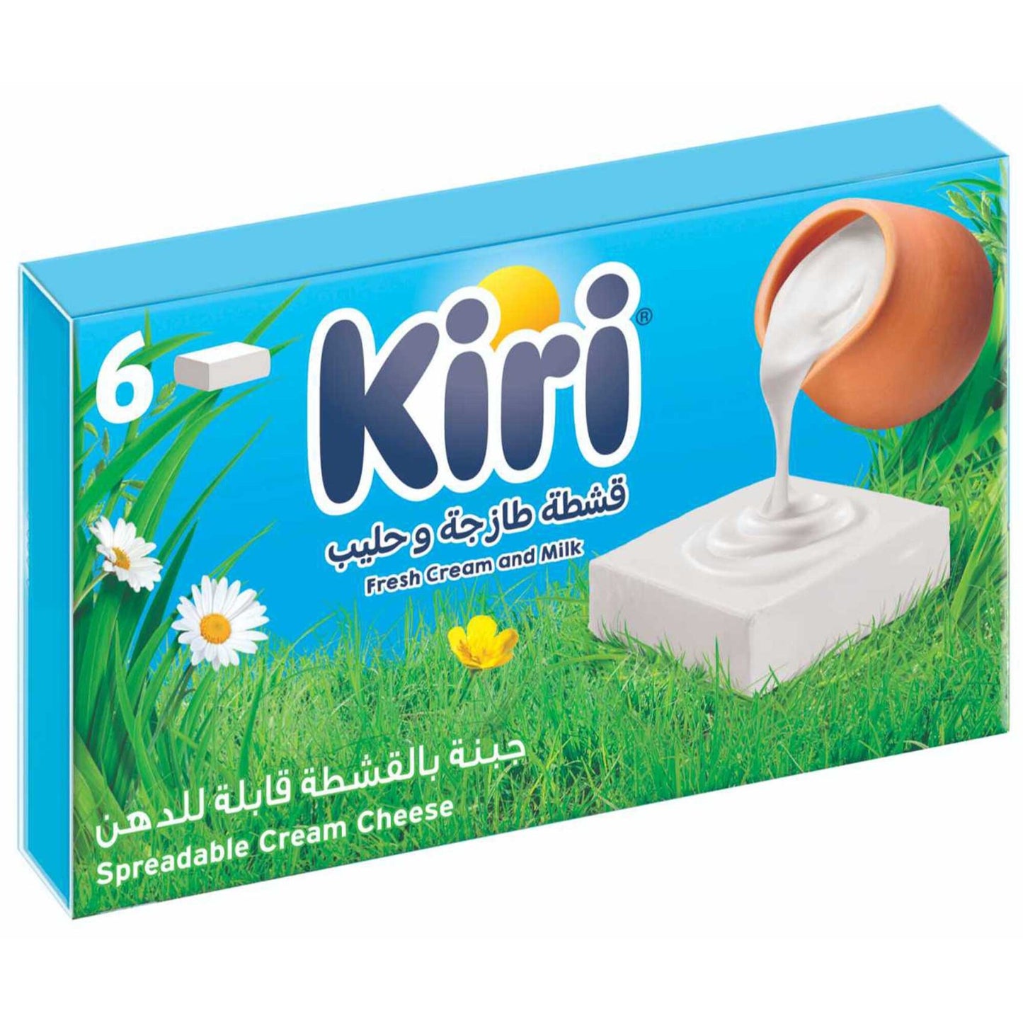 Kiri Spreadable Cream Cheese (6 Portions) 100 gr