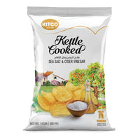 Kitco Kettle Cooked Sea Salt and Cider Vinegar Potato Chips 150 gr