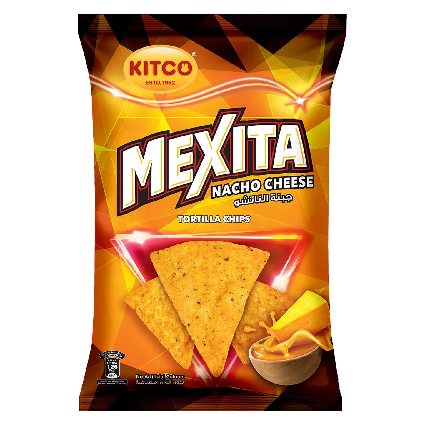 Kitco Mexita Nacho Cheese Tortilla Chips 180 gr