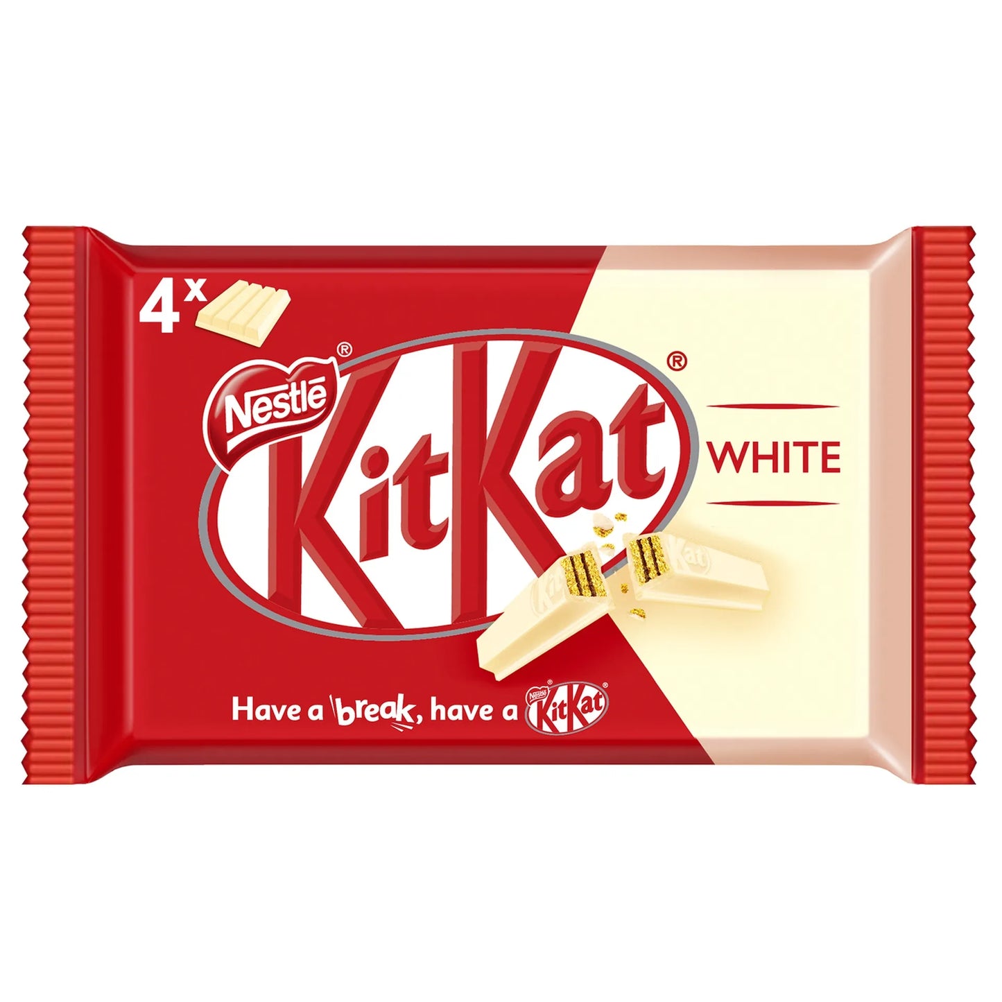 KitKat 4-Fingers White Chocolate Bar 41.5 gr
