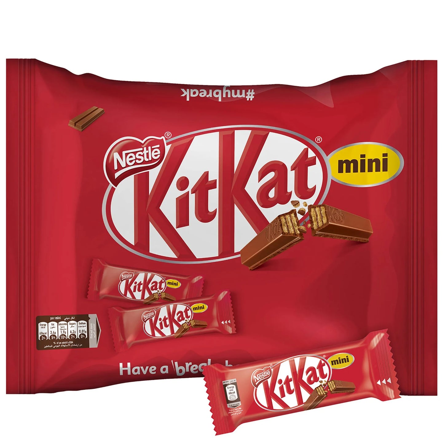 KitKat Mini Milk Chocolate Bars (19 Pieces) 250 gr