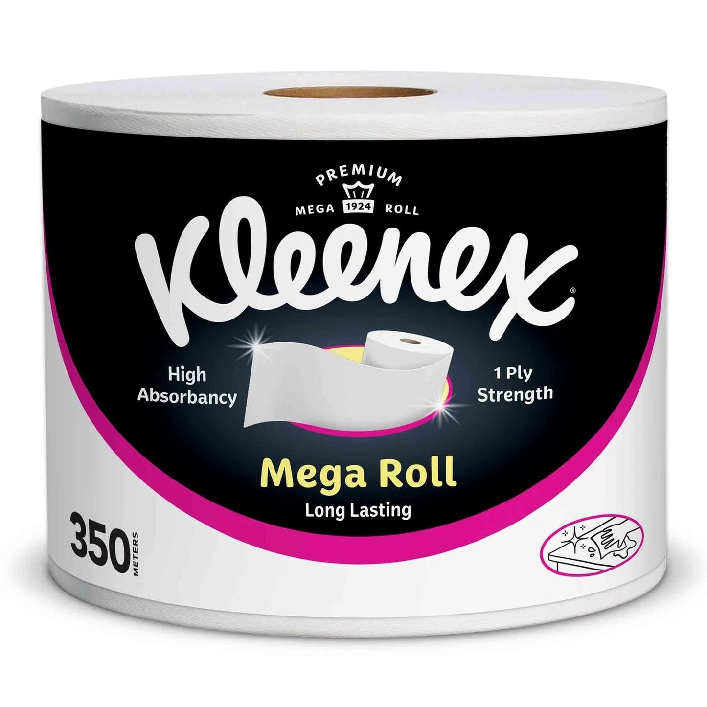 Kleenex Viva Mega 350m Kitchen Towel Roll 1ply 1 pcs