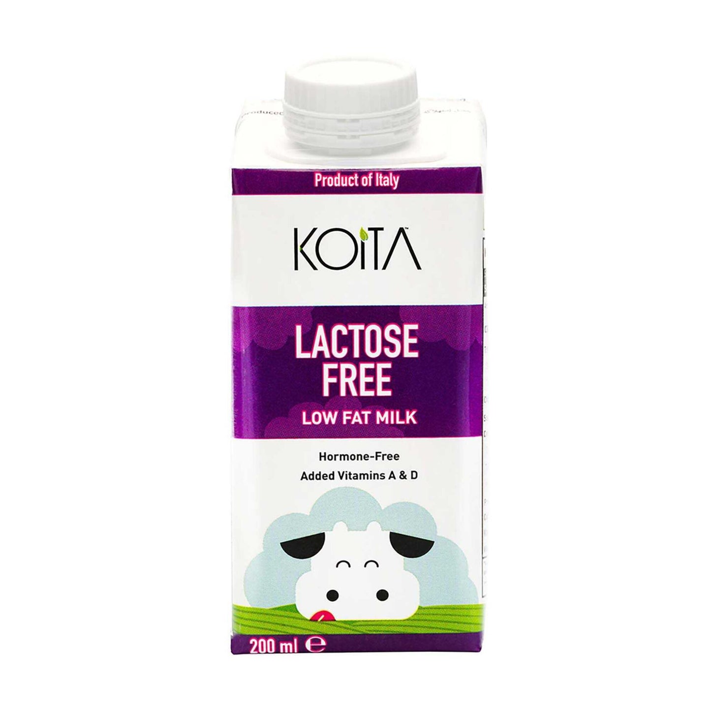 Koita Lactose Free Low fat Milk Vitamin A and D3 added 200ml